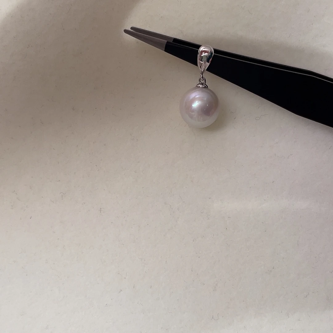 颈饰淡水珍珠银S925镶嵌