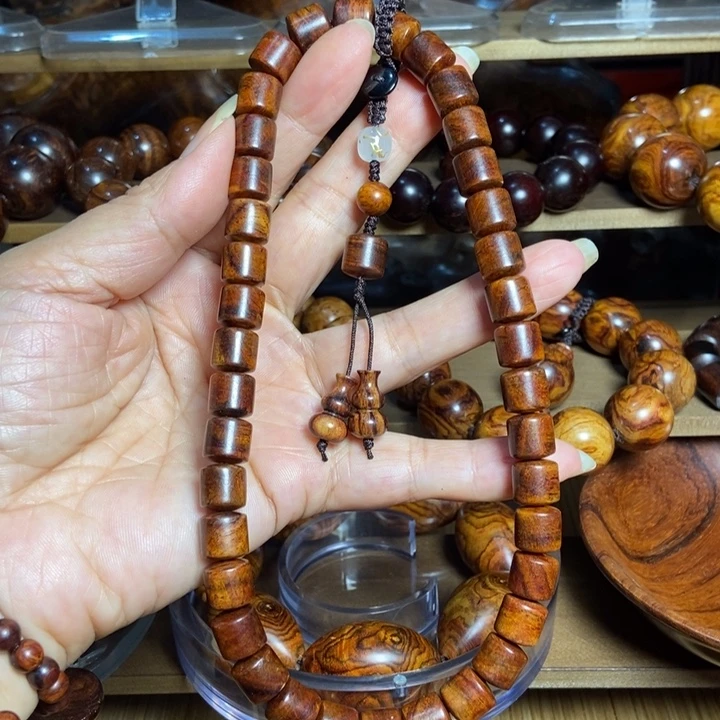 黄花梨/降香黄檀海南桶珠尺寸1.0