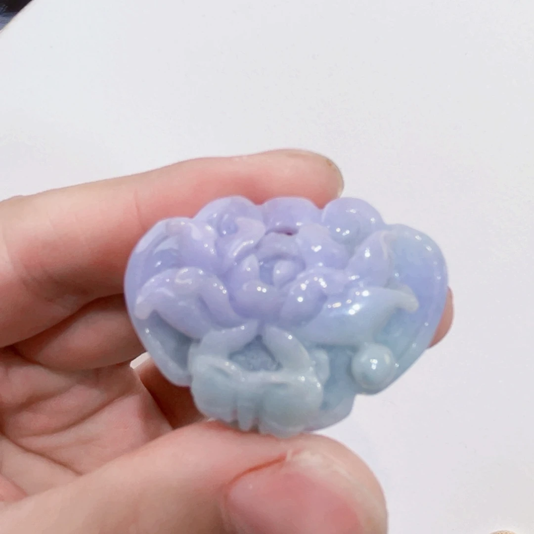 翡翠未镶嵌吊坠(赠链)代编织