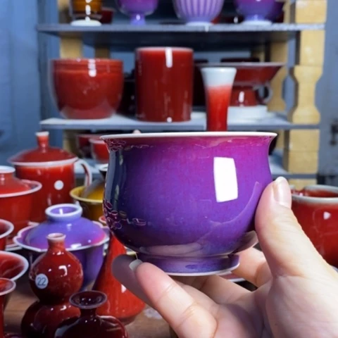 【闪购商品】景德镇名陶坊原矿郎红