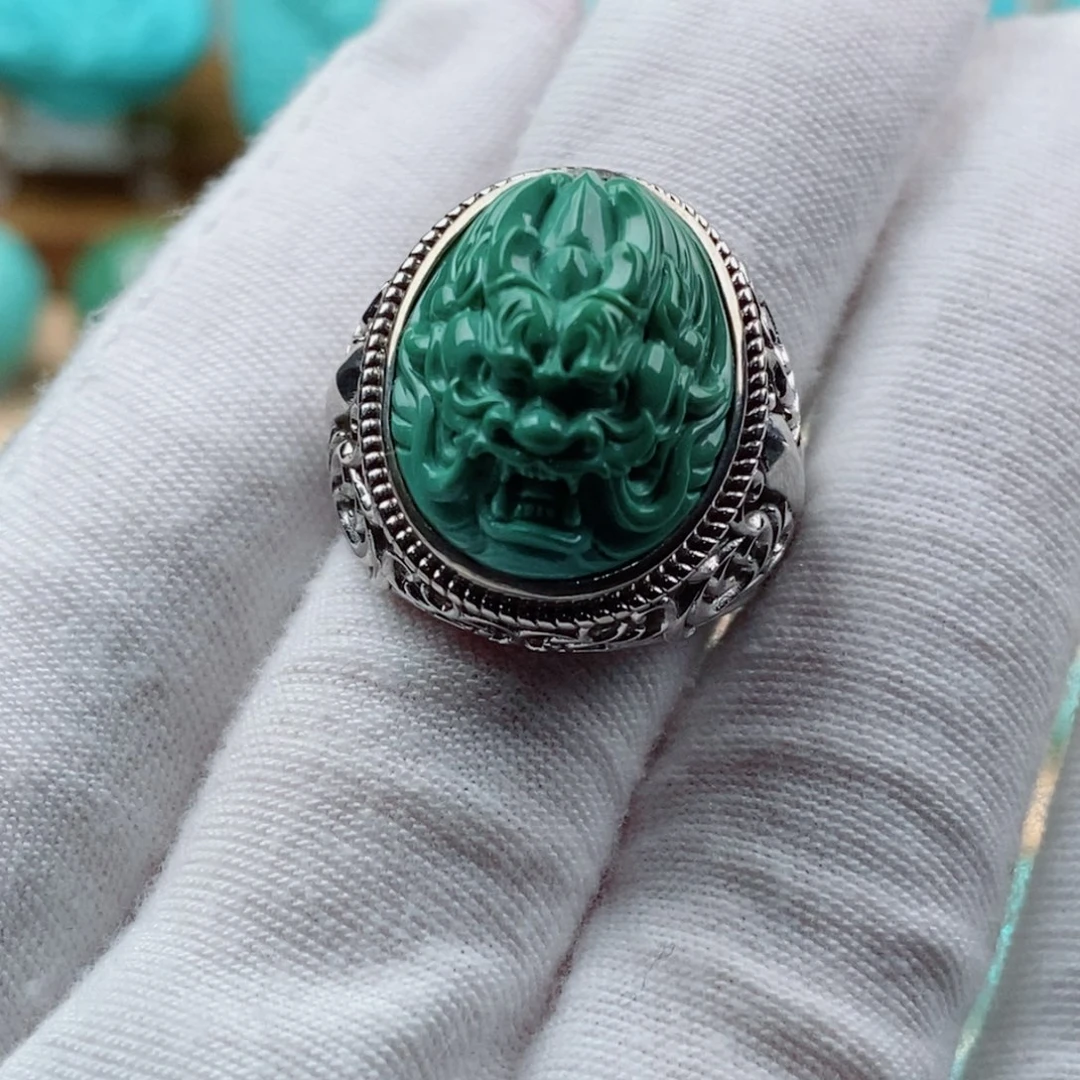 绿松石银S925镶嵌配饰