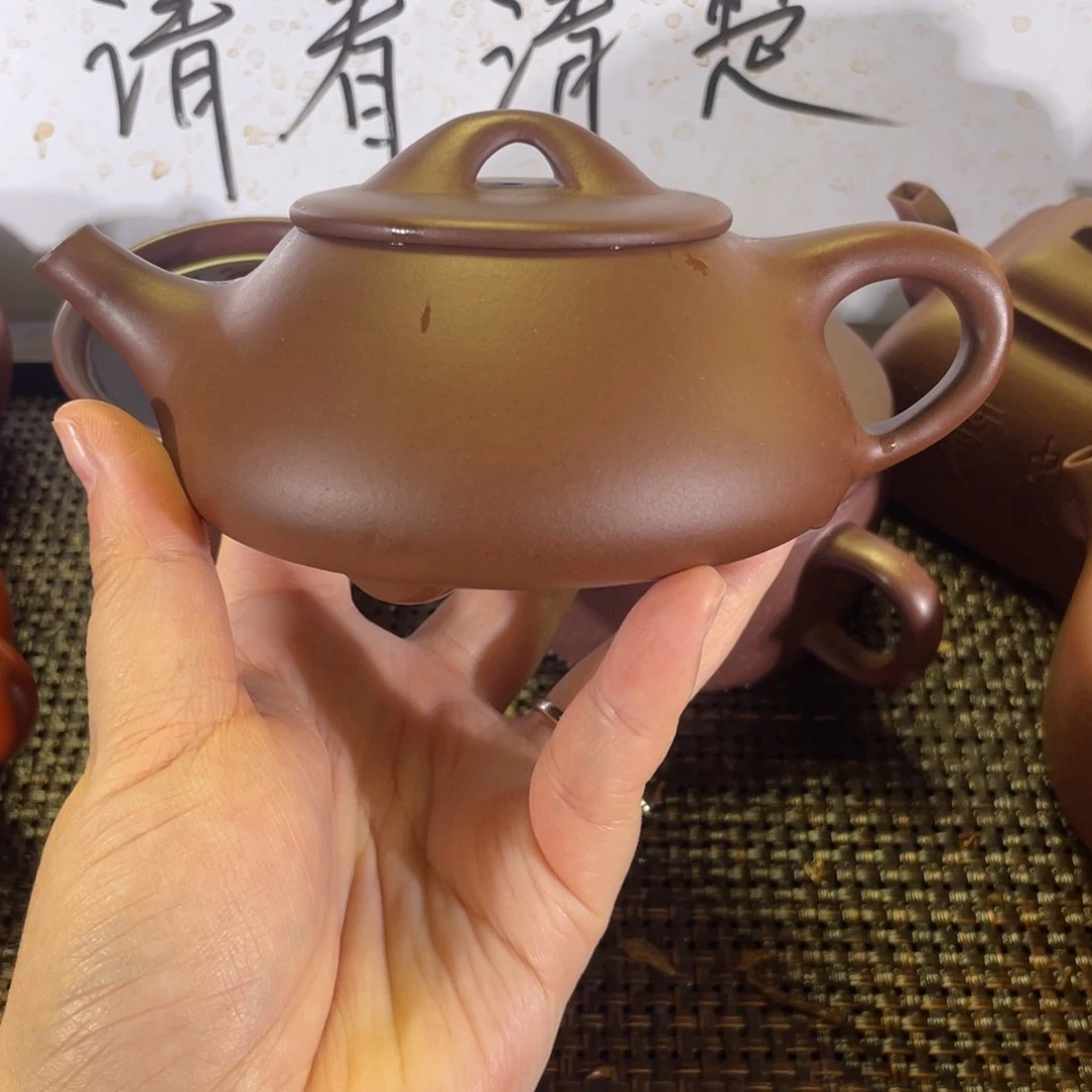 茶壶紫砂景舟石瓢微瑕