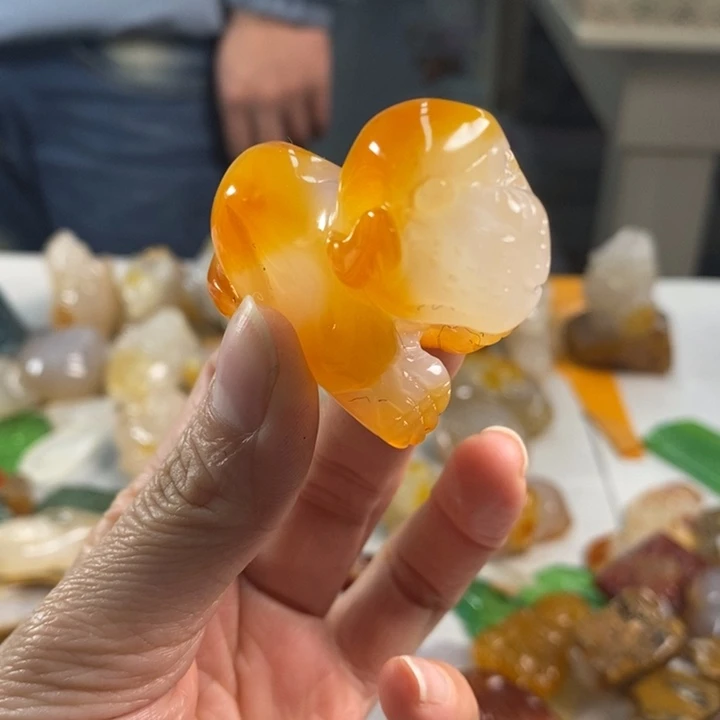 玛瑙/玉髓吊坠(不含链)未镶嵌