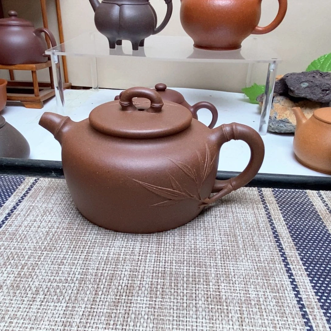 茶壶紫砂300毫升高温老乌泥