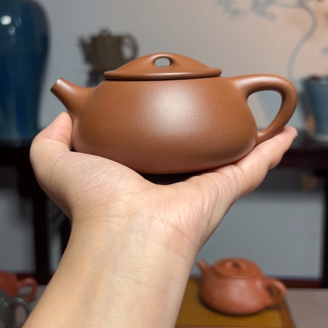 茶壶紫砂石瓢台西紫泥230