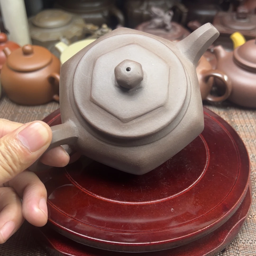 茶壶紫砂宜兴原矿紫砂壶260毫升容量