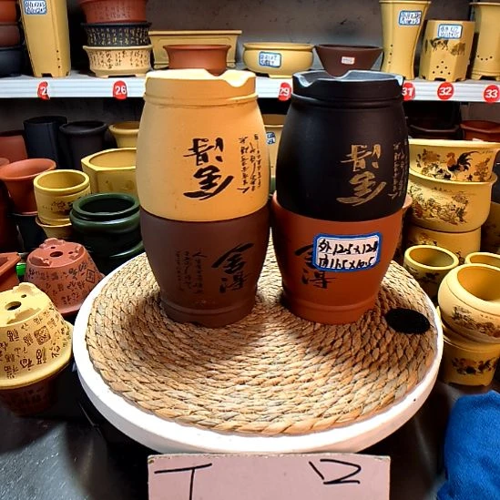 宜兴紫砂花盆16798