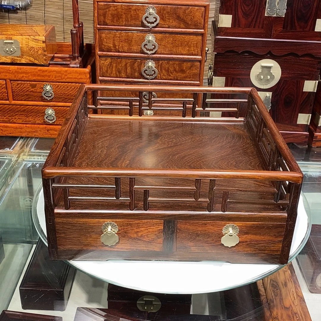 交趾黄檀（大红酸枝）独板王款都城盘