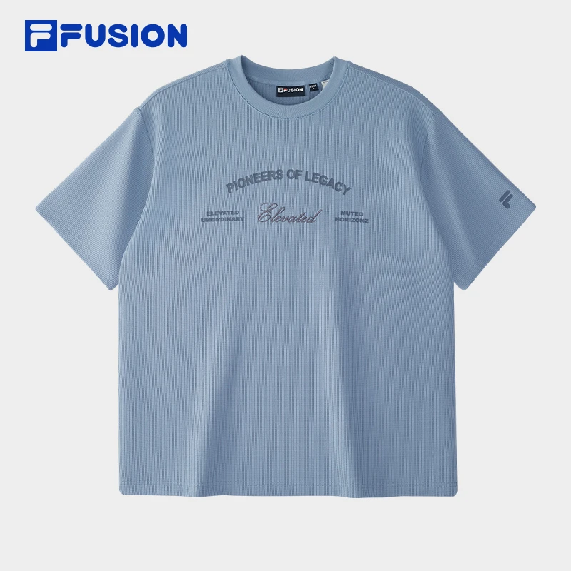 FILA斐乐正品男款夏季宽松百搭透气运动亲肤针织短袖衫T11M525104