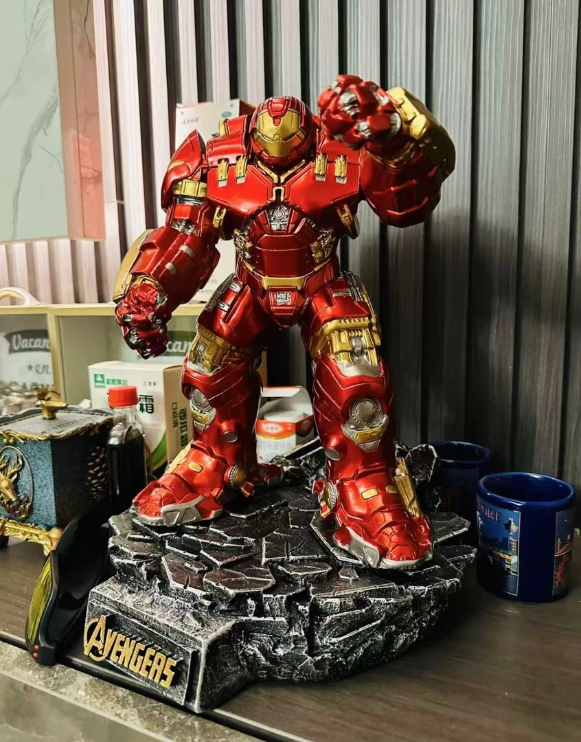 原色 反浩克MK44加底座 GK树脂潮玩