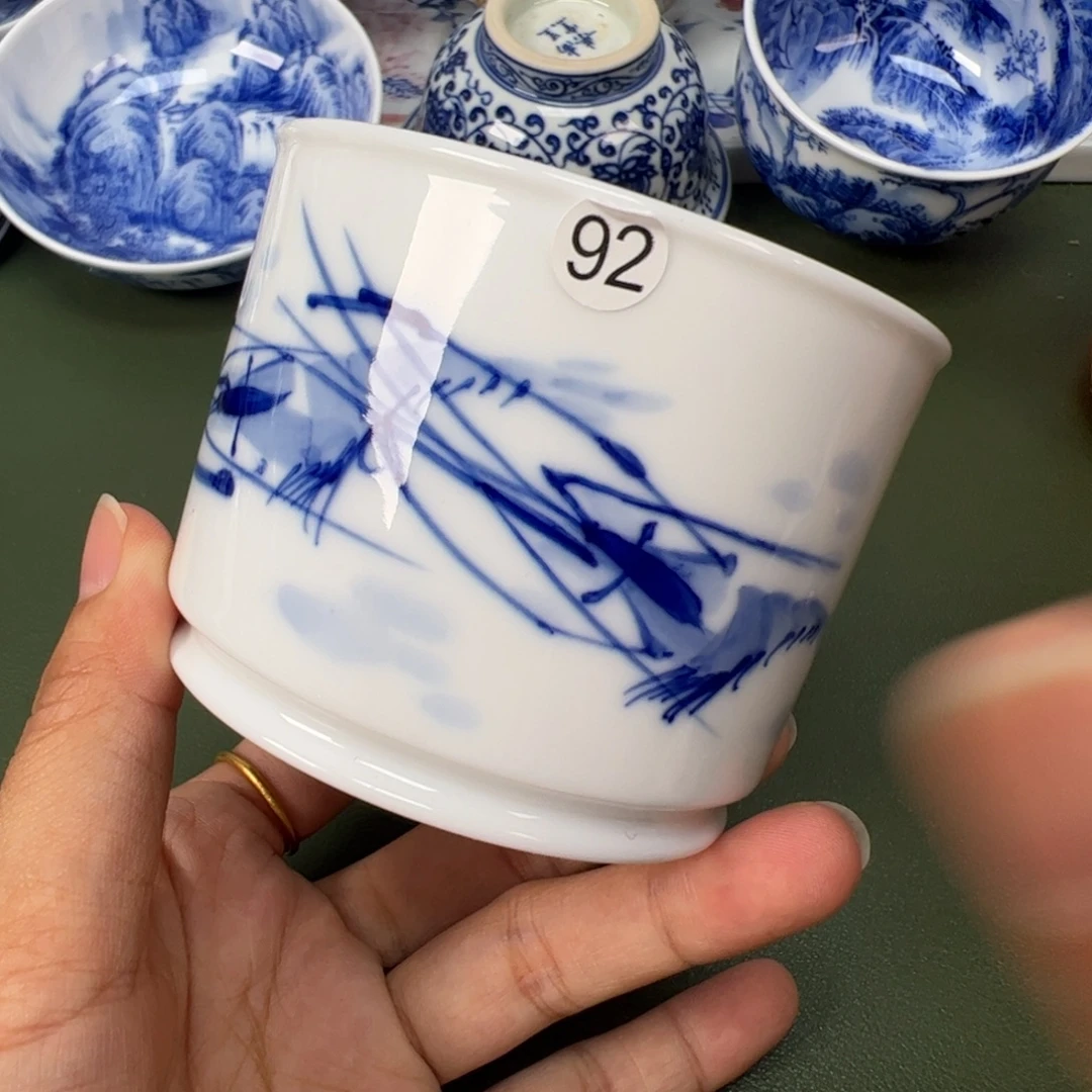 景德镇纯手工纯手绘茶具木木92