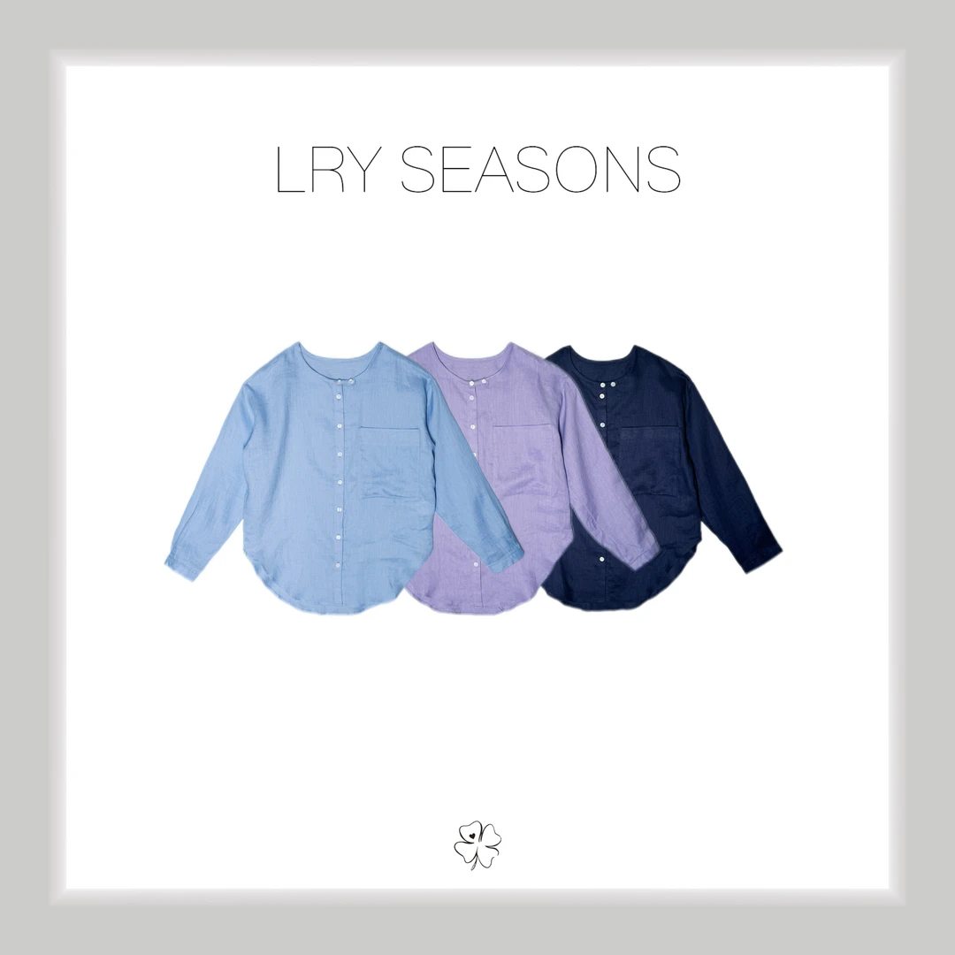 LRY SEASONS |亚麻圆领衬衫25190