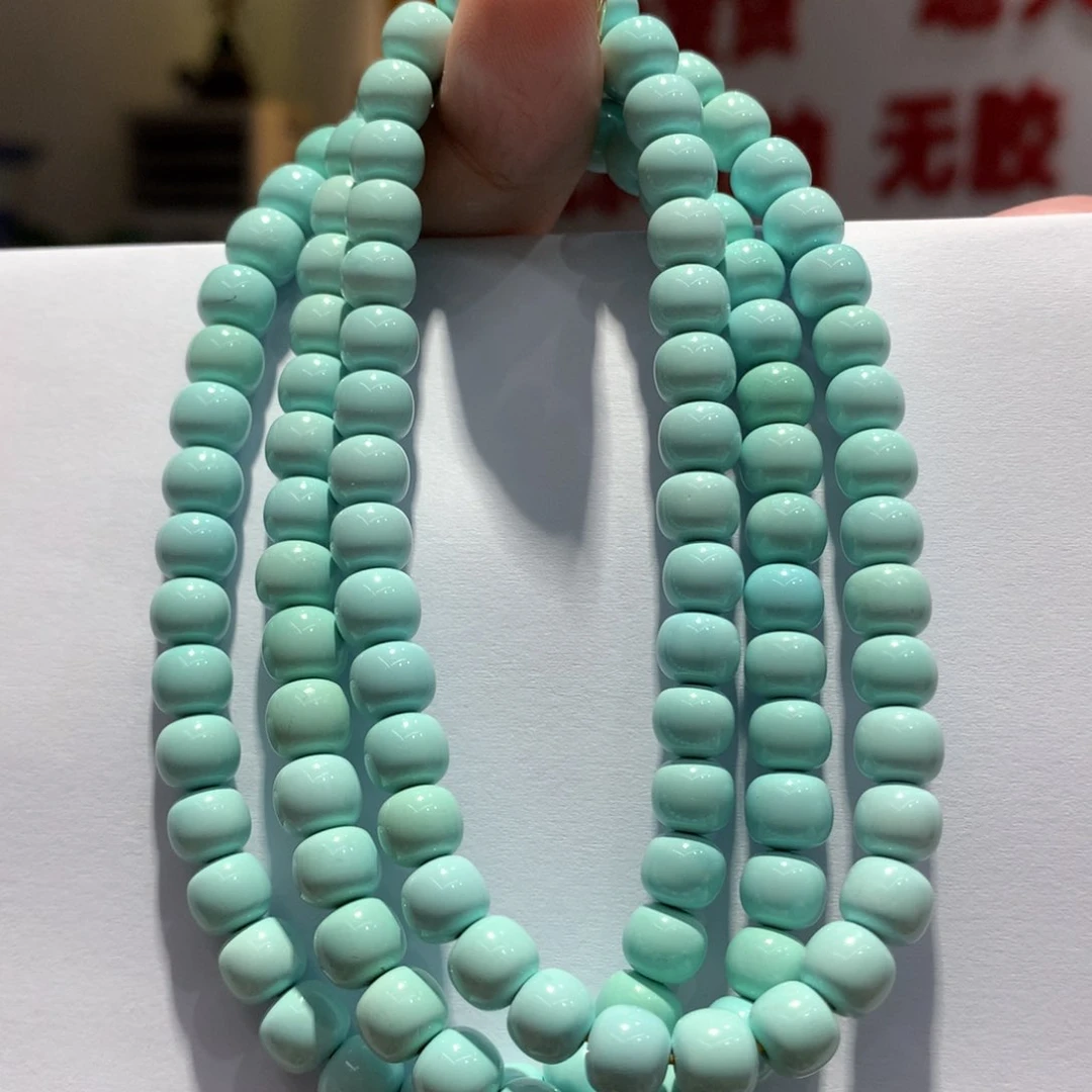 未镶嵌绿松石长链