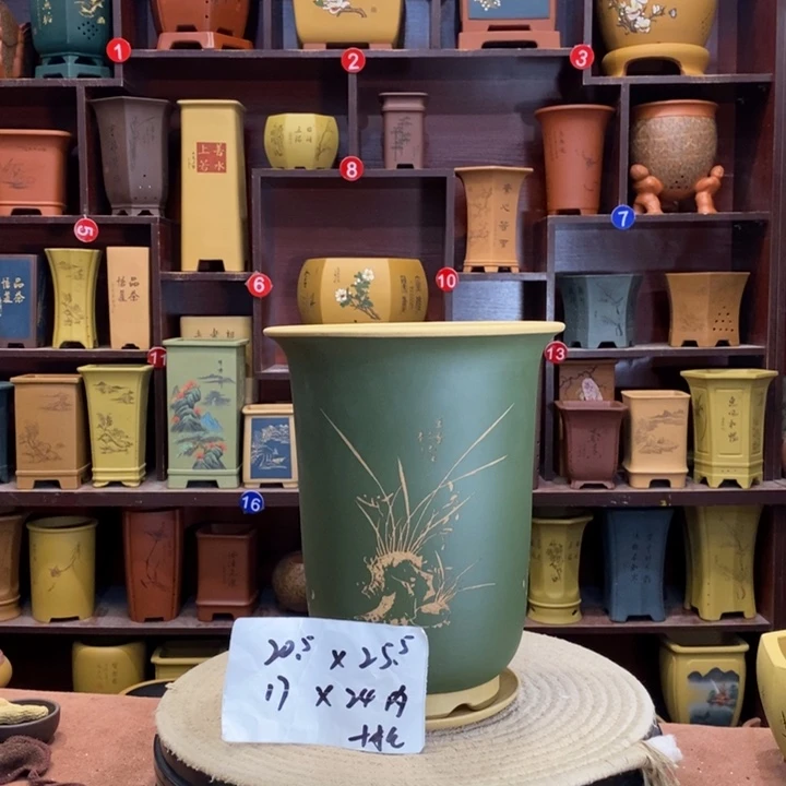 紫砂花盆紫砂花盆