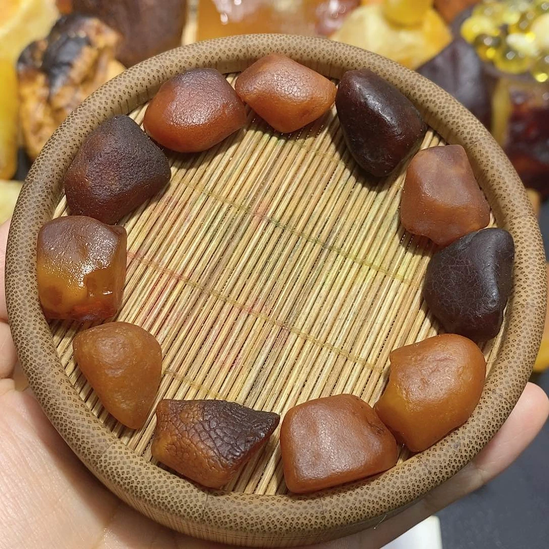 琥珀未镶嵌裸石蜜蜡原石