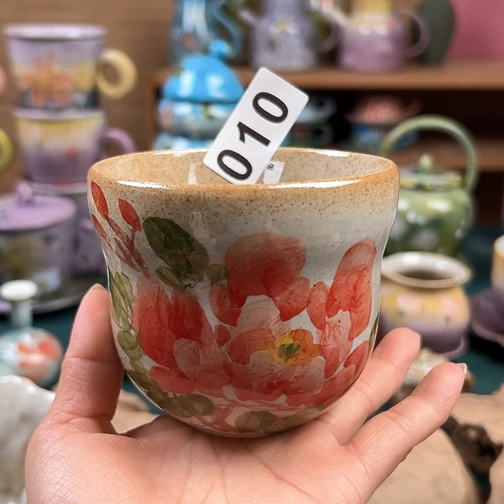 杯景德镇陶瓷手绘作品010