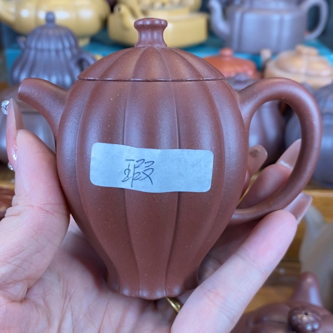 创***八茶壶紫砂原矿泥料手工壶直播间