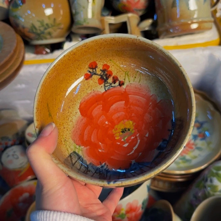 瓷片景德镇陶瓷手工手绘
