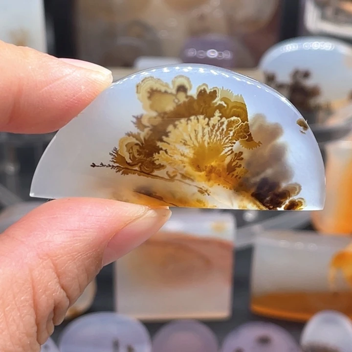 玛瑙/玉髓合金颈饰