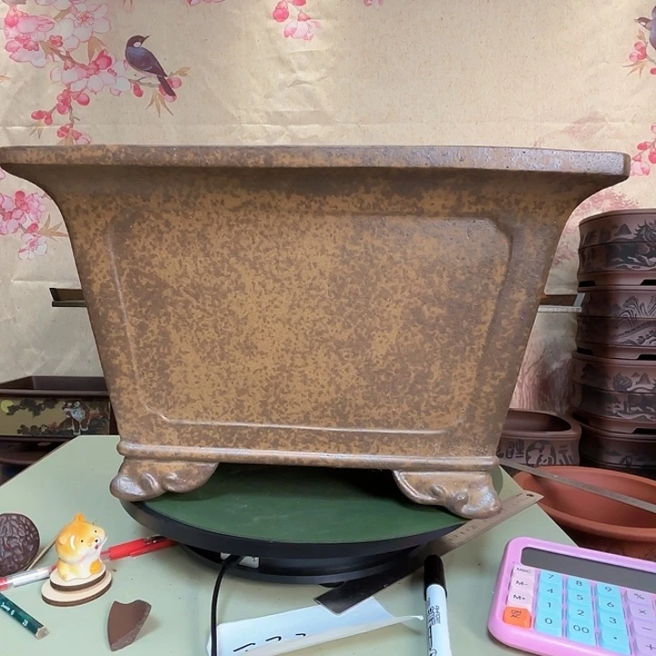 春***哥花盆紫砂孤品处理