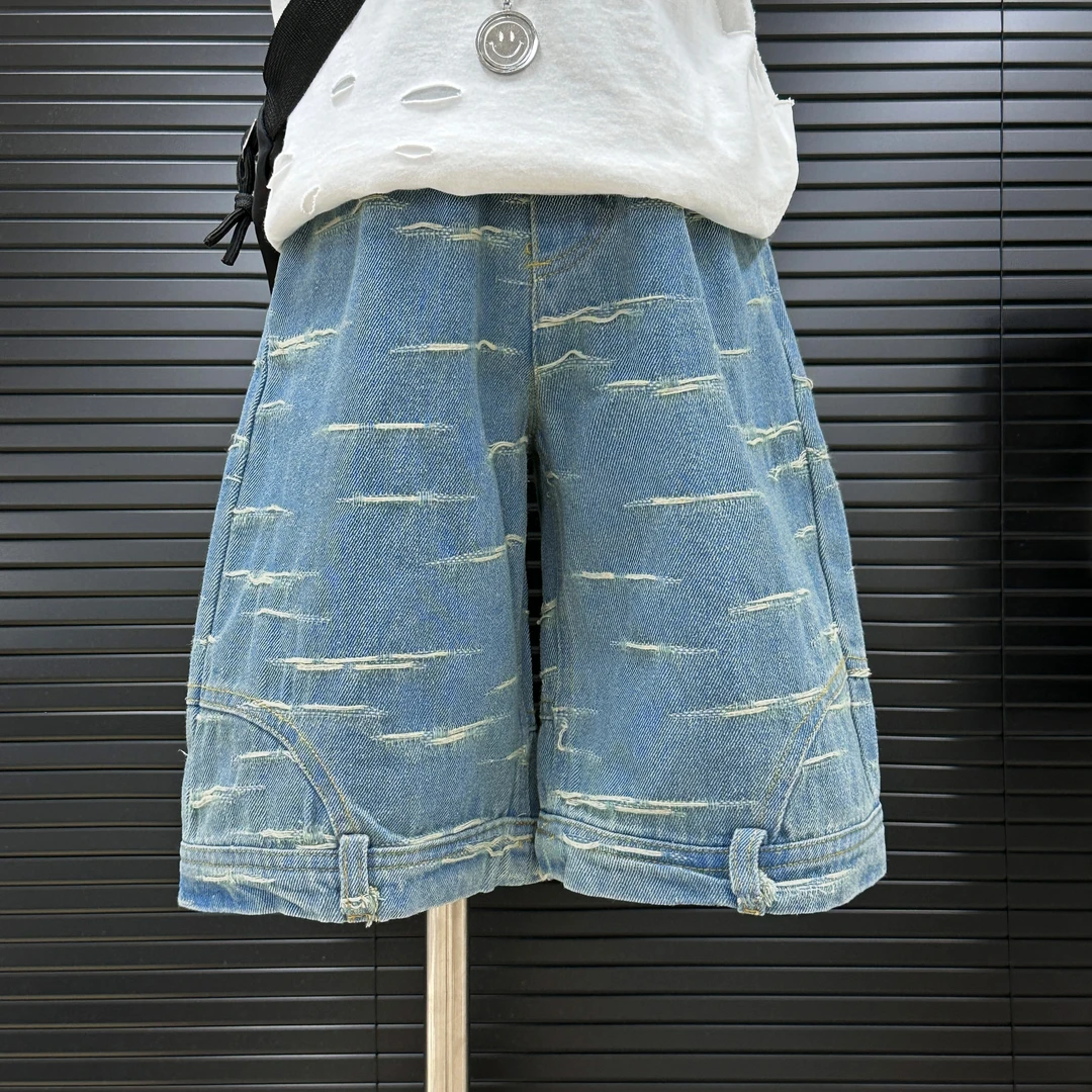 儿童七分裤2025夏季新款时髦洋气百搭中小童韩版七分裤