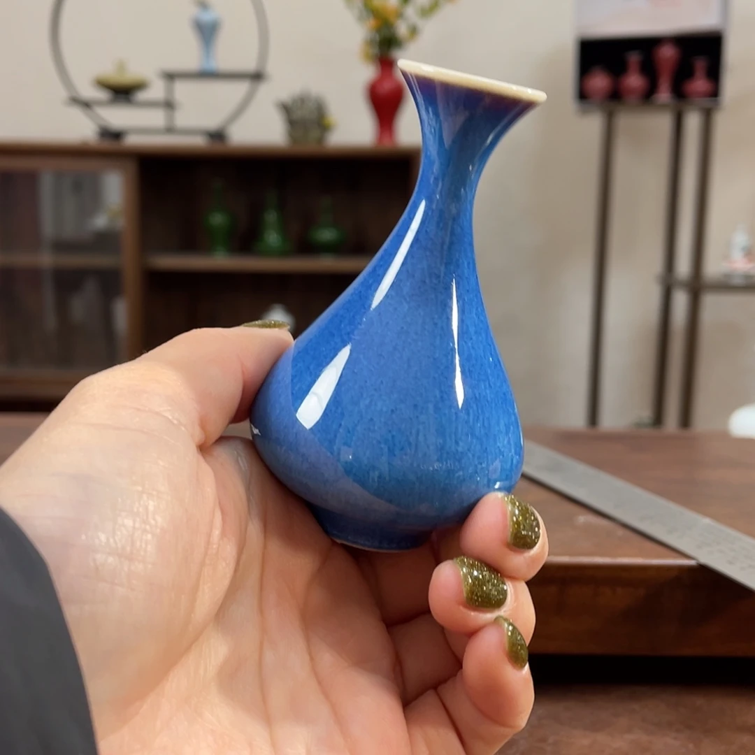 瓷片陶瓷艺术小花瓶