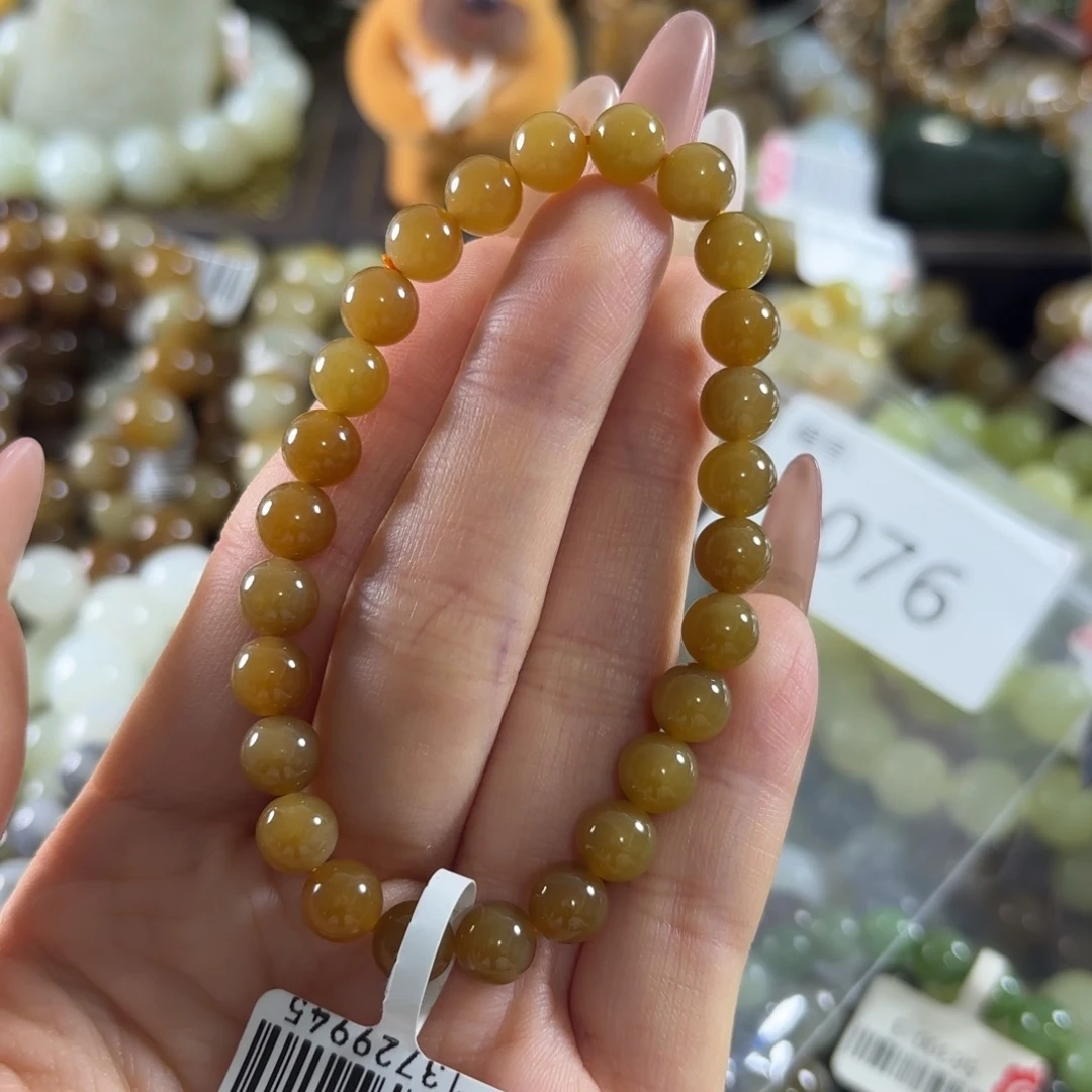 和田玉未镶嵌手链76