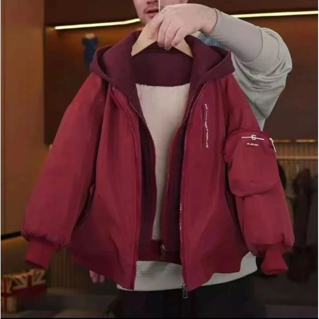 【加绒加棉】男童冬款外套2025新款儿童冲锋衣派克服深秋棉服潮洋气
