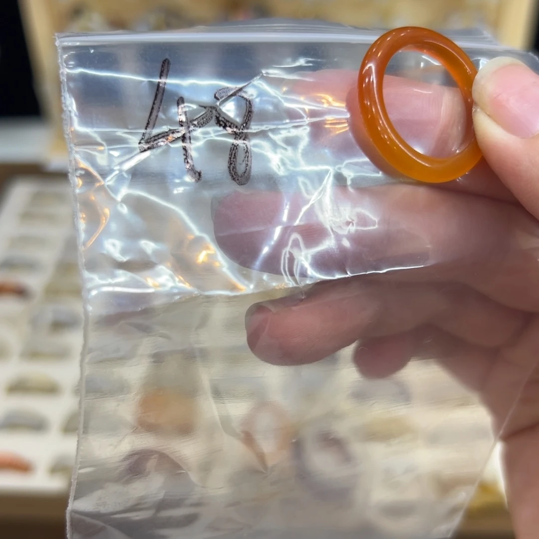 玛瑙/玉髓戒指未镶嵌48港17