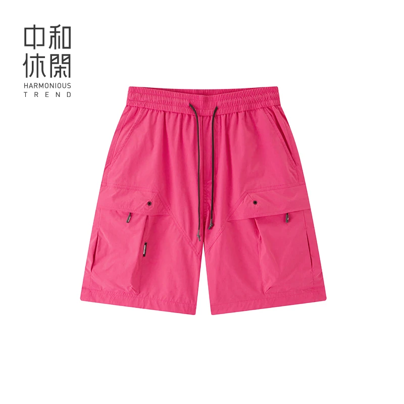 中和休闲宽松休闲短裤男2025夏季新款美式工装短裤潮流休闲五分裤