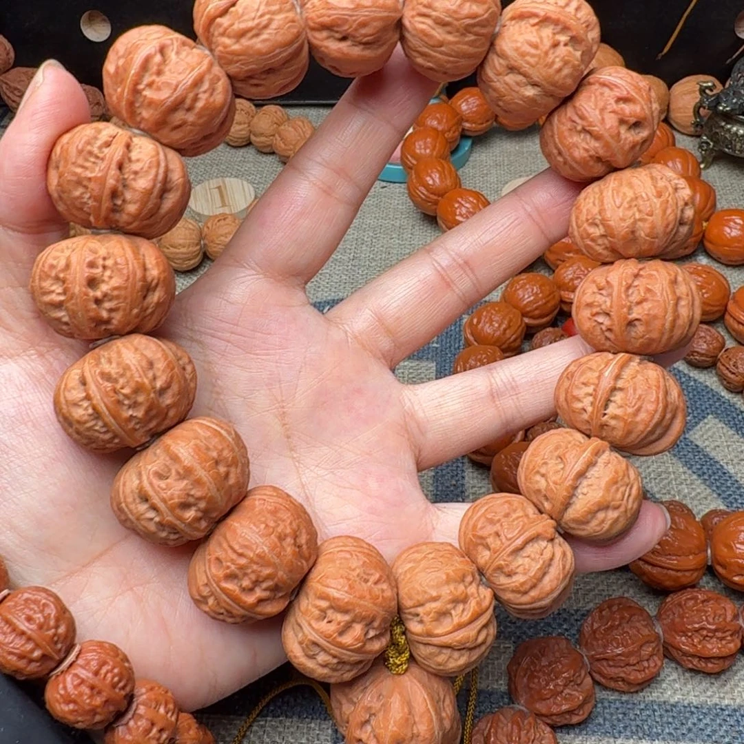 用***7文玩核桃吊坠白茬磨盘