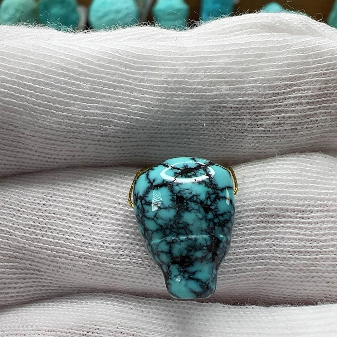 绿松石三通 未镶嵌