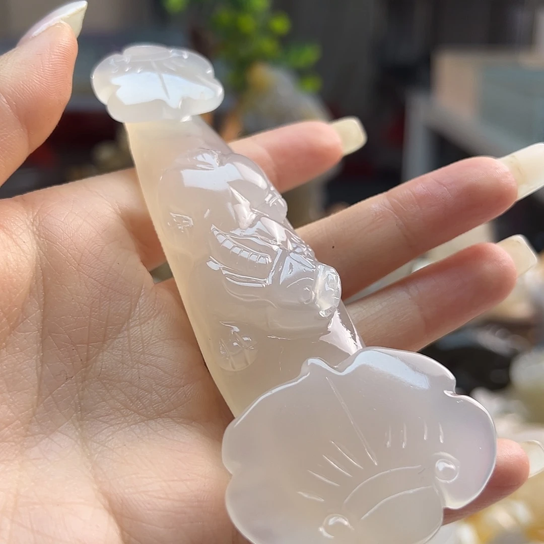 玛瑙/玉髓未镶嵌吊坠(不含链)