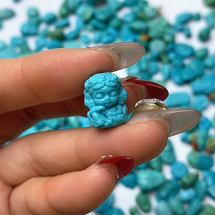 绿松石珠宝奇石未镶嵌