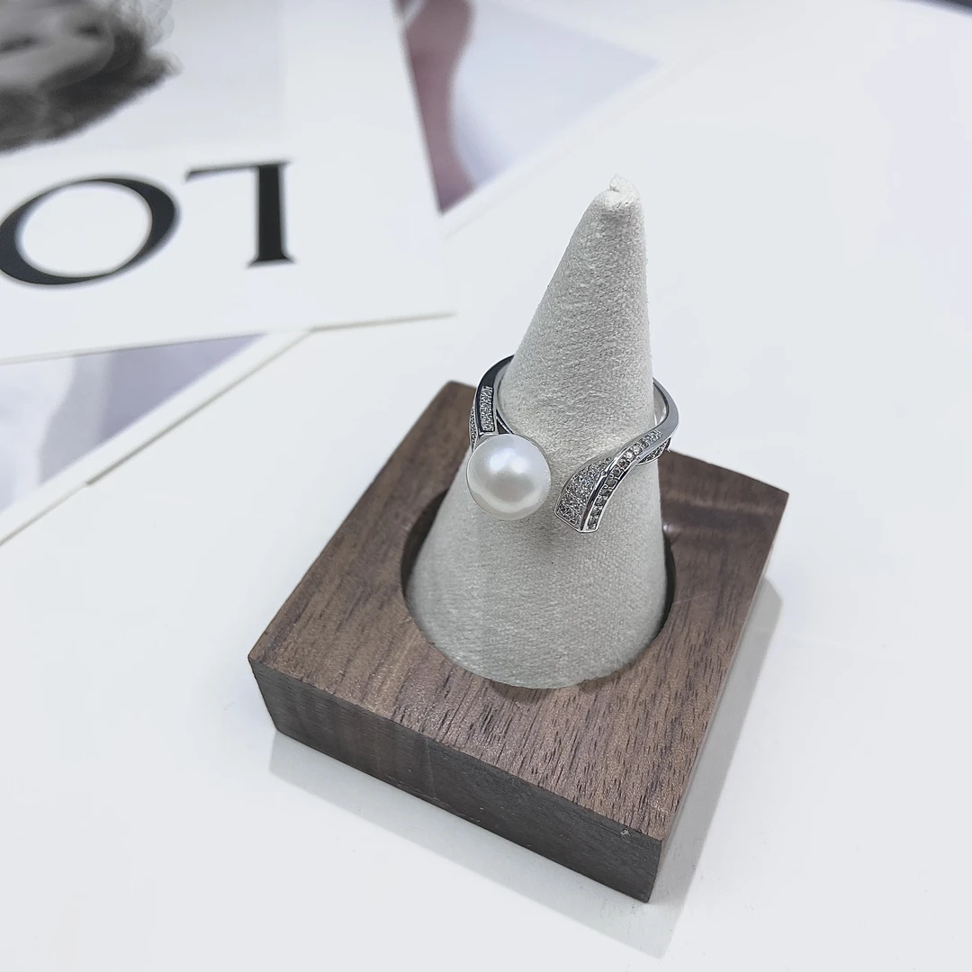 天然淡水珍珠戒指  JZ1009