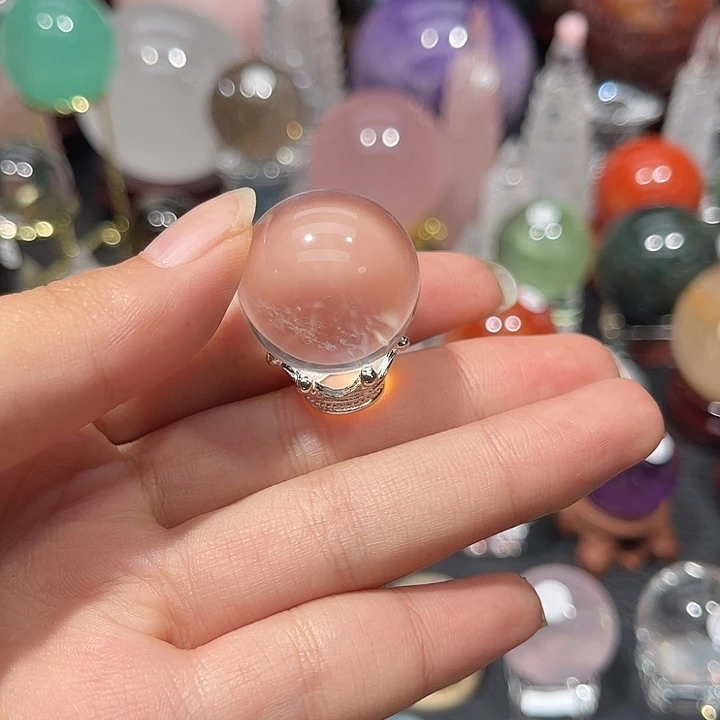 野***️未镶嵌珠宝半成品水晶2.4