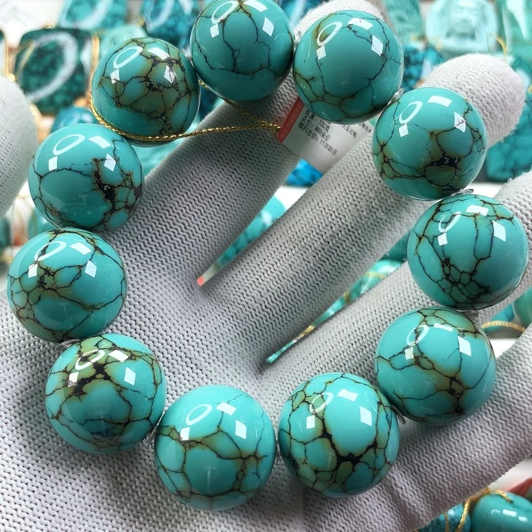 绿松石未镶嵌车挂