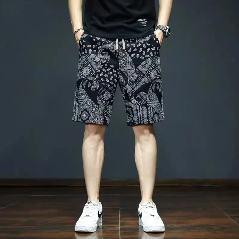 仓石一树高端短裤男夏季薄款休闲裤宽松透气五分裤运动沙滩中裤潮