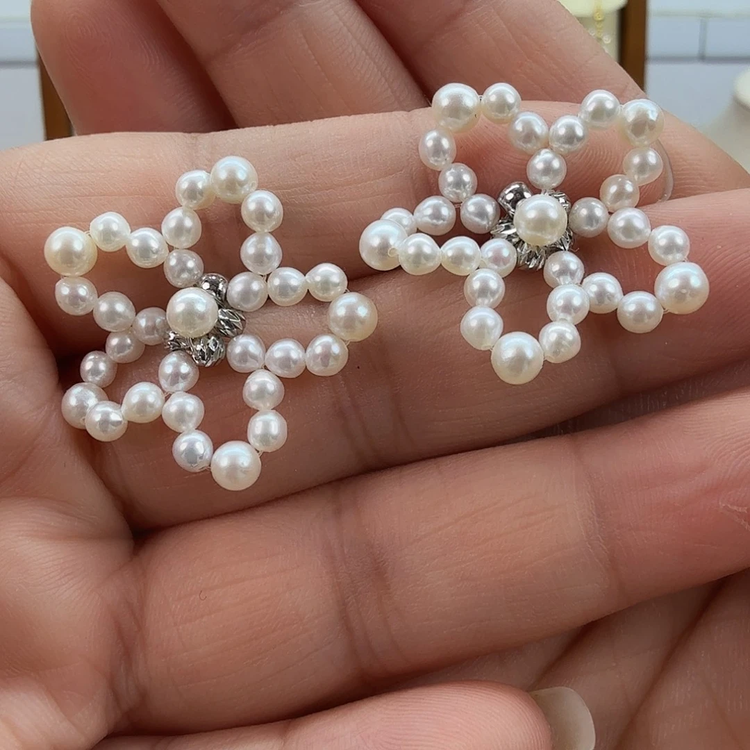 耳饰未镶嵌淡水珍珠