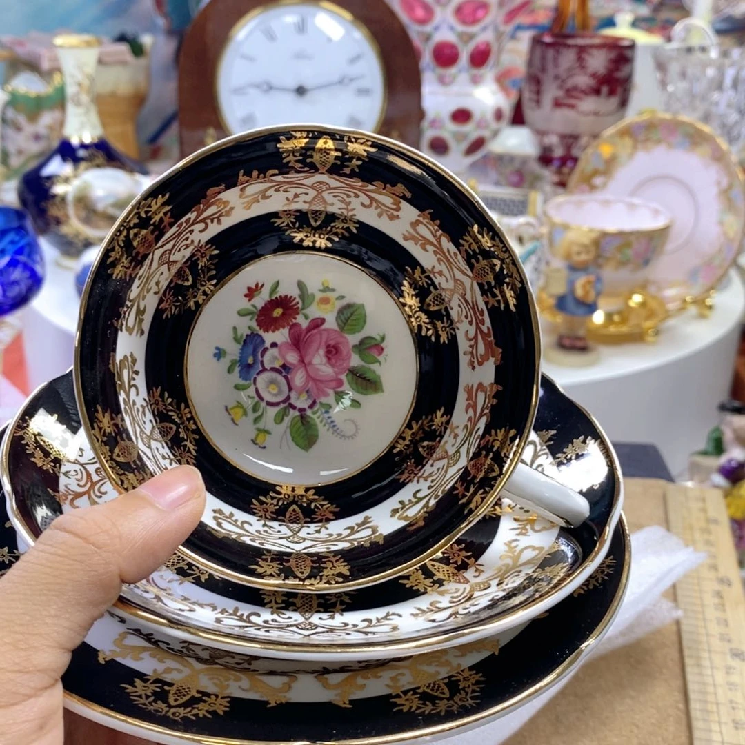 骨瓷格拉夫顿瓷器欧瓷咖啡杯水晶杯