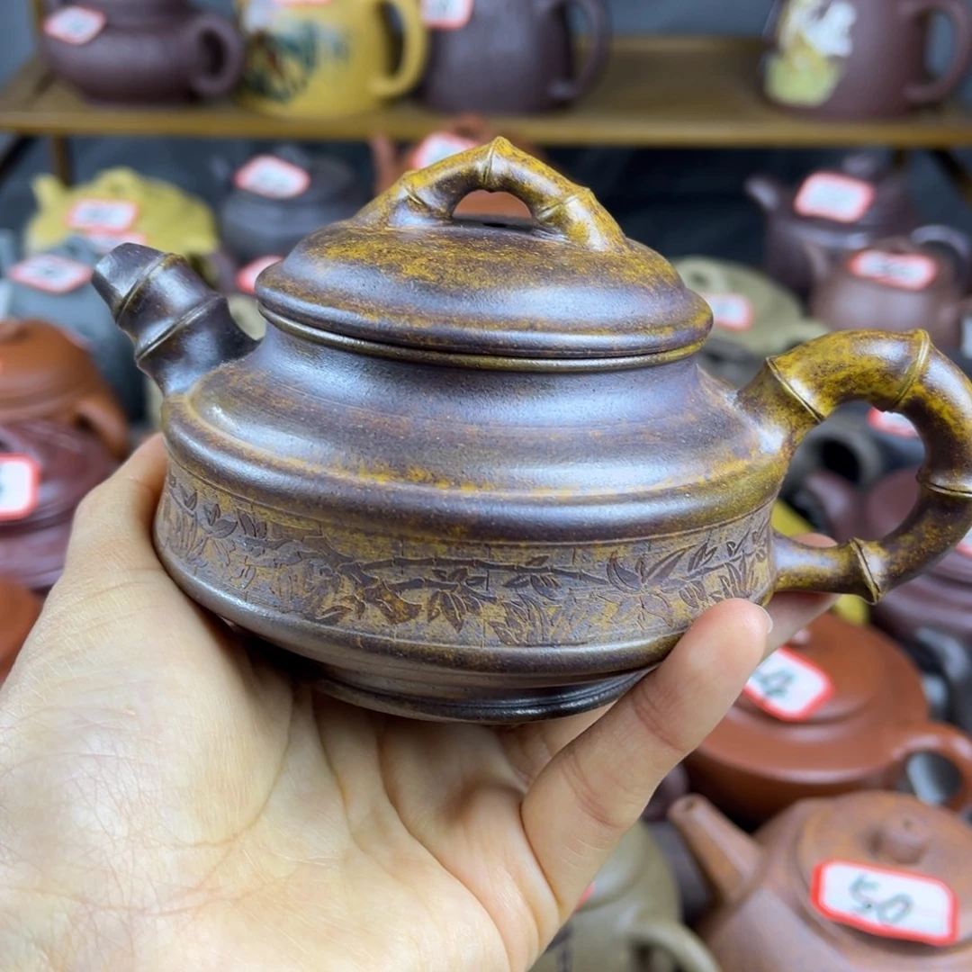 紫砂茶壶宜兴紫砂壶微瑕鼓包