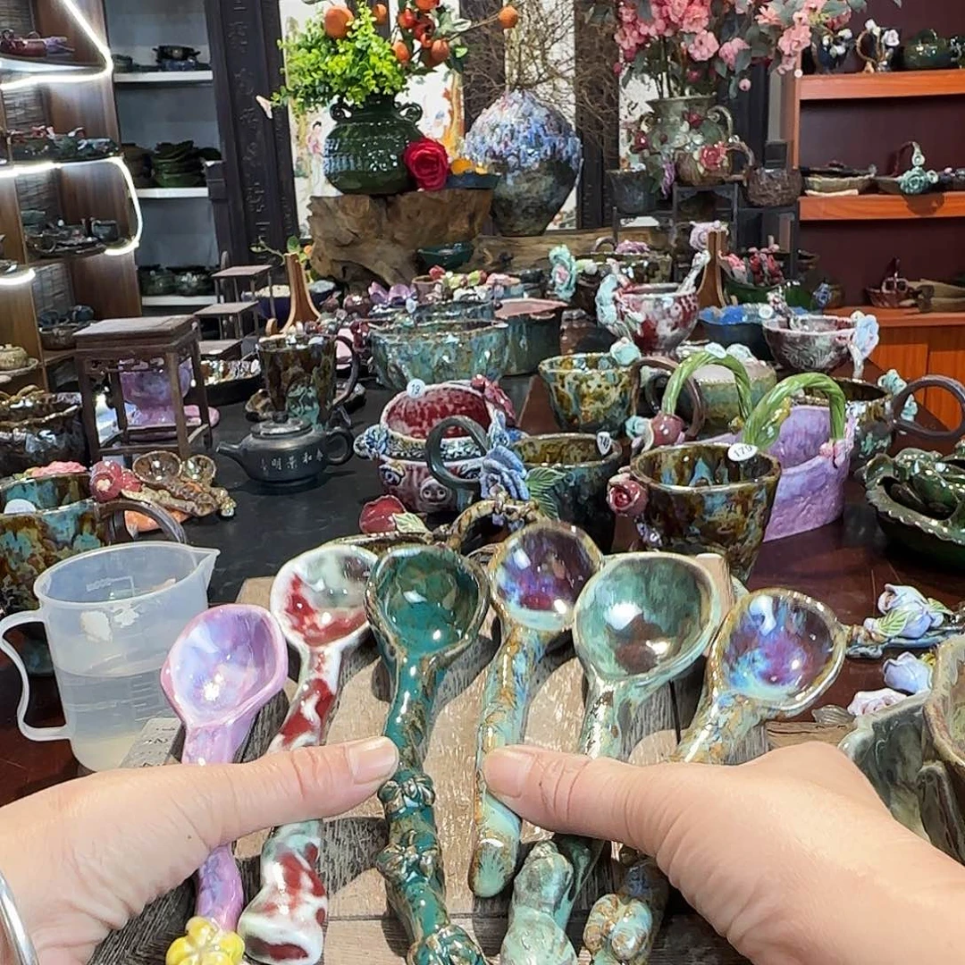 纯手工咖啡杯盘碗