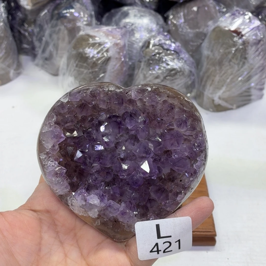 未镶嵌水晶摆件天然紫水晶