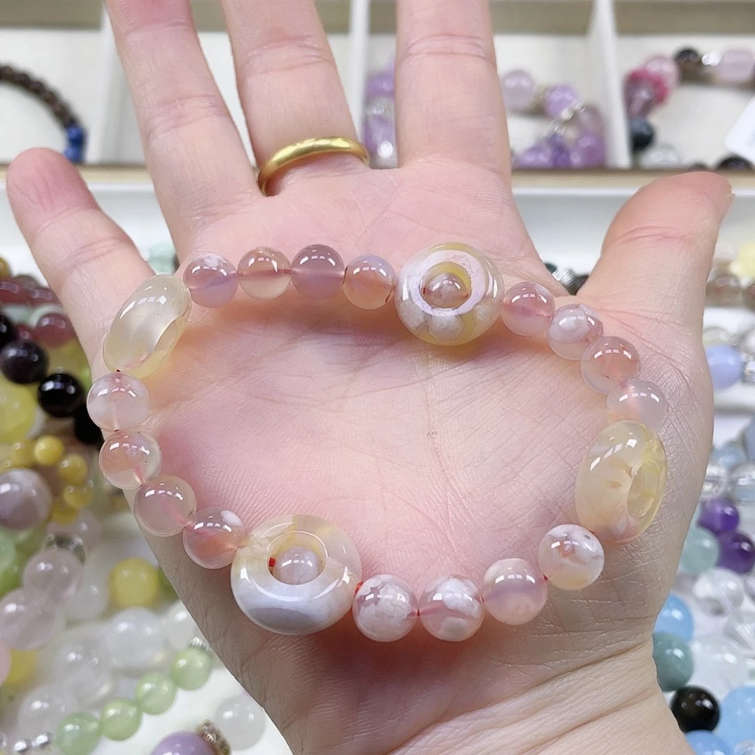 手链银S925镶嵌水晶天然水晶手串