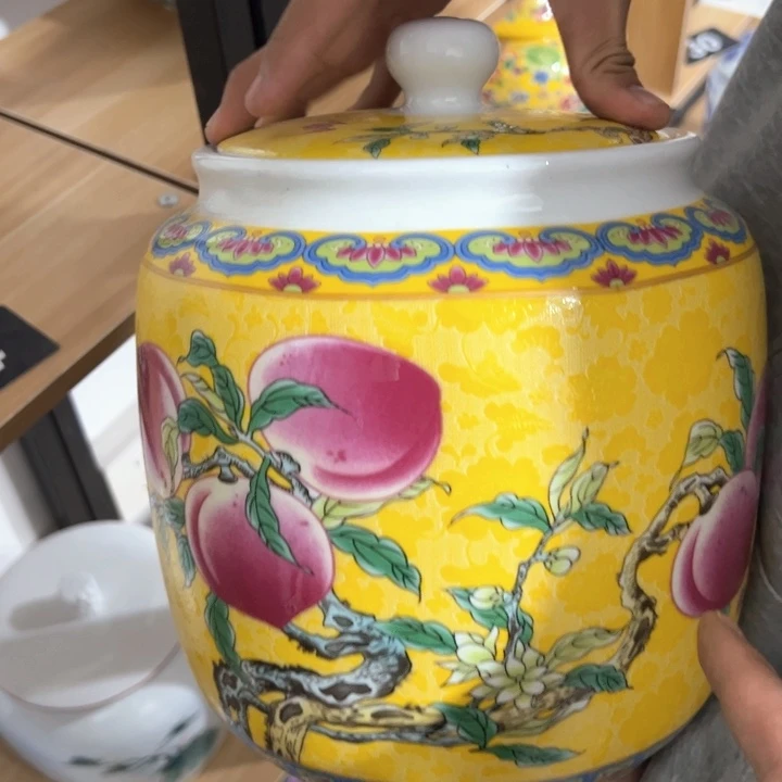 茶叶罐陶瓷家用储物罐轻微瑕疵品介意勿拍