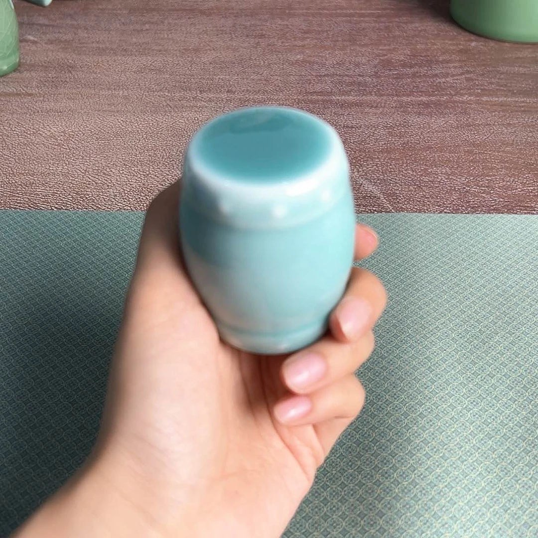 龙泉云间青瓷小米茶器