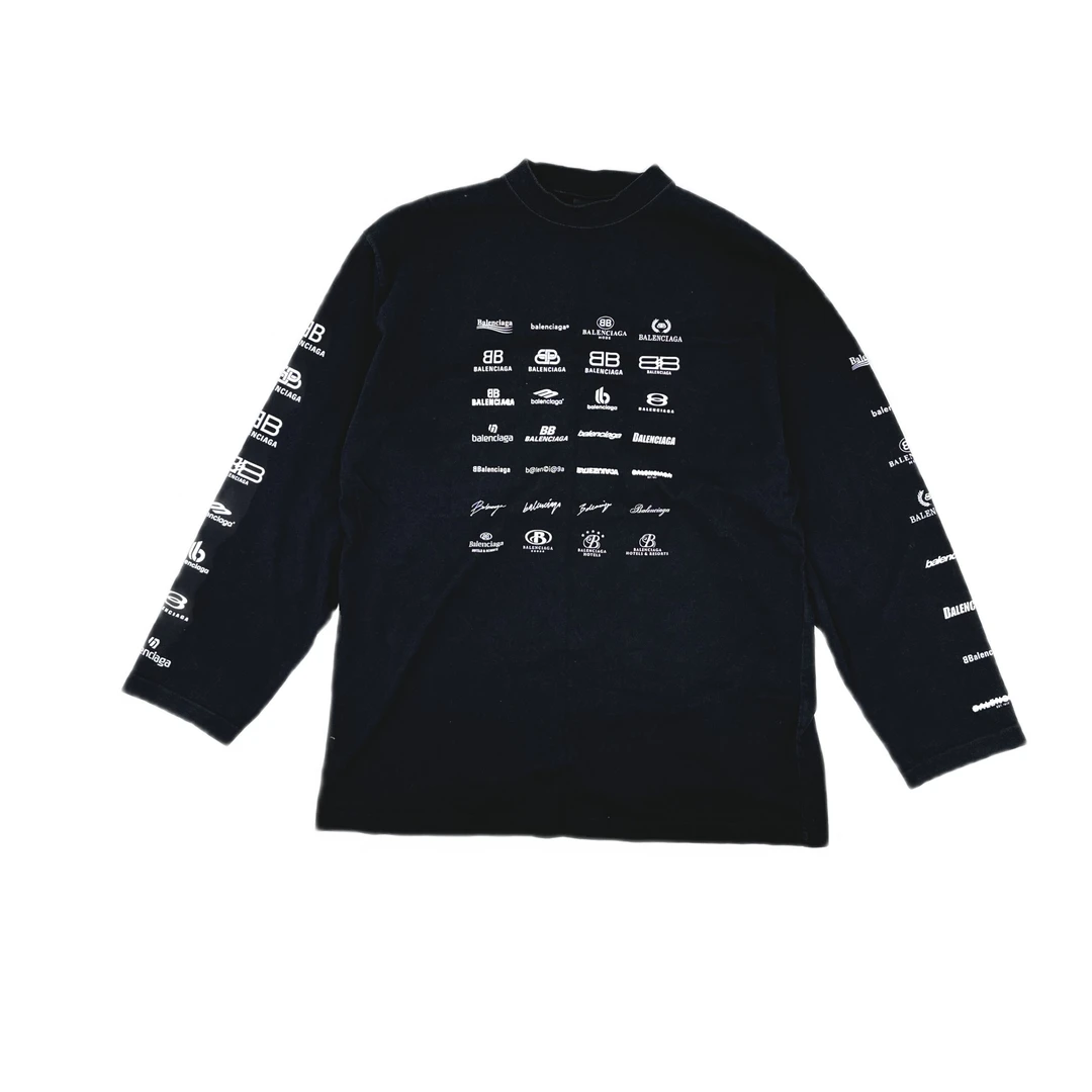 未使用 Balenciaga/巴黎世家 1码/赛事字母长袖