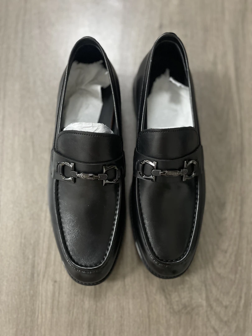 金家男鞋 断码撤柜尾货 一脚蹬豆豆鞋 头层牛皮材质 发泡鞋底X333