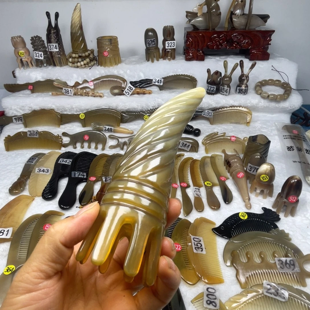 牛角梳福利款梳子