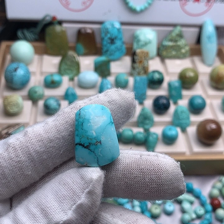 未镶嵌绿松石珠宝奇石冷*芯